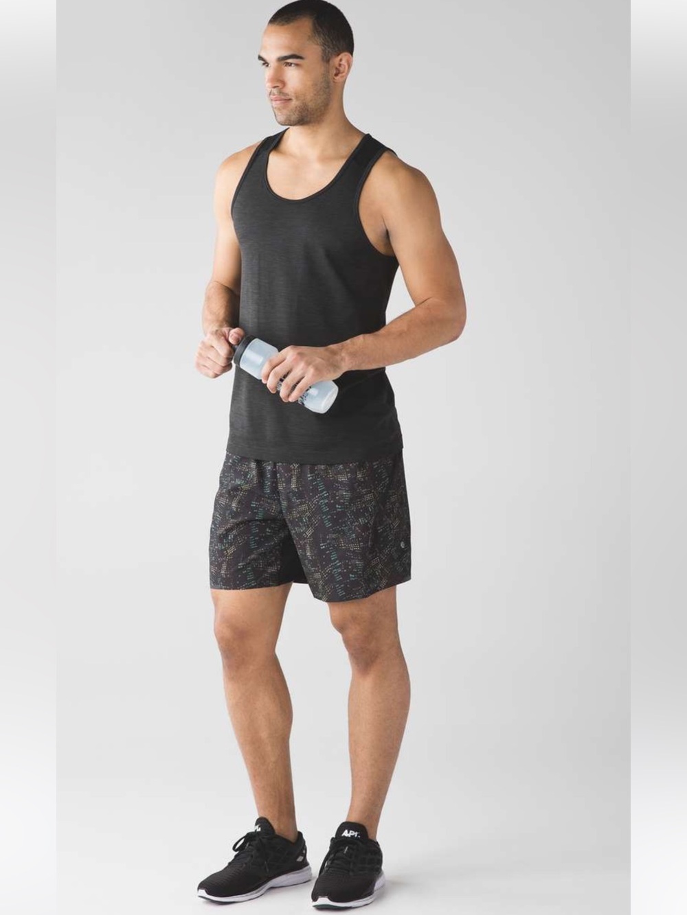 Men's lululemon Surge Short 9” Night Lights Multi Athletic Lined Shorts Size L